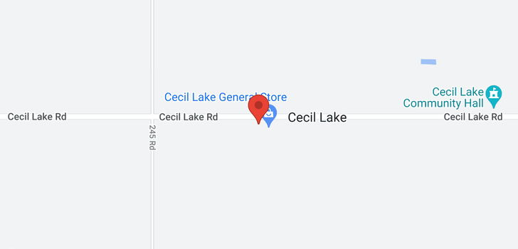 map of 3290 CECIL LAKE ROAD